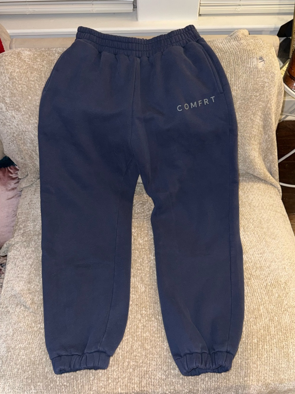 COMFRT Navy Sweatpants Joggers Size L